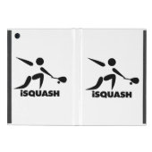 Coque iPad Mini Jeu de logo d'iSquash de courge (Extérieur)