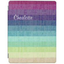 Coque ipad Monogramme d'art moderne