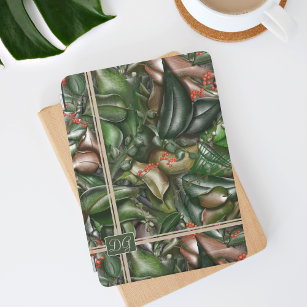 Coque ipad monogramme Forrest and Berries