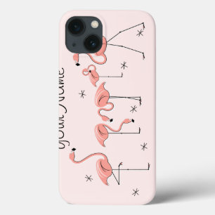 coque ipad "Nom" du groupe rose Flamants roses