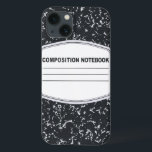 Coque ipad portable de composition personnalisable<br><div class="desc">Il est temps d'aller à la vieille école avec ce coque ipad portable de composition personnalisable ! Le design présente une couverture noire et blanche classique du livre de composition de l'enfance de chacun. Vous pouvez customiser le coque en cliquant sur l'icône "customiser" et en ajoutant simplement votre texte dans...</div>