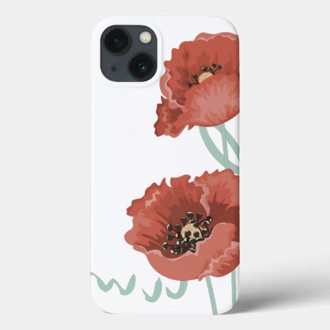 Coque ipad Red Peonies (Verso)
