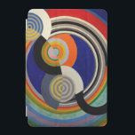 coque ipad - Rythme n°2 (1938) par Robert Delaunay<br><div class="desc">Ce coque ipad présente une abstraite colorée intitulée "Rythme n°2 (1938)", faisant partie de sa série "Rythme", aux couleurs vives et aux formes géométriques. Plusieurs tailles de coque peuvent être disponibles. ► Personnalisez avec du texte personnalisé (nom ou nom d'entreprise, etc.), un logo ou une autre image, etc. Fait un...</div>