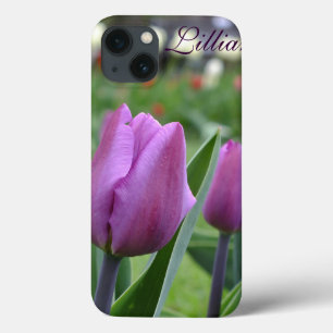 Coque ipad Tulipe pourpre