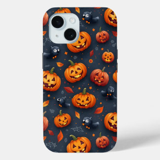 Coque iPhone15 à thème Halloween