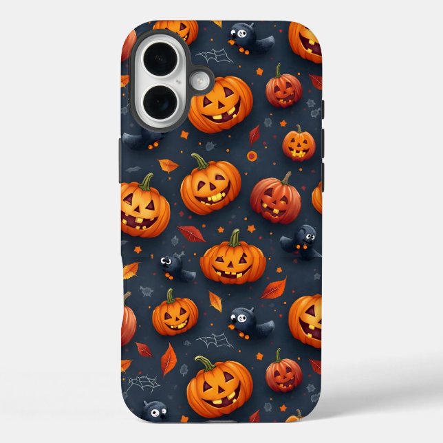 Coque iPhone16 à thème Halloween (Verso)