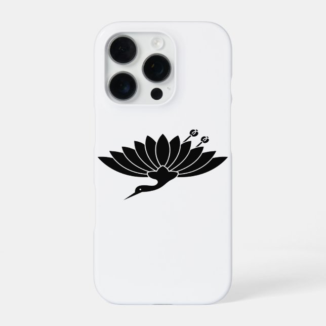 COQUE iPhone 菊 鶴 (Verso)