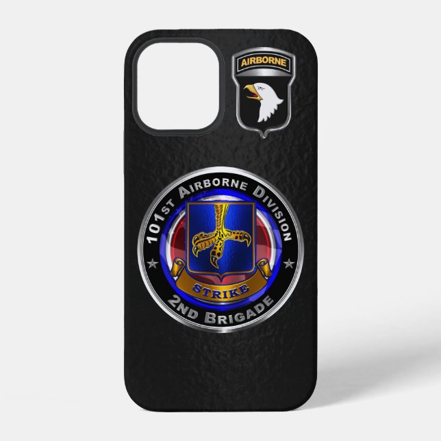 Coque iPhone 101e division aéroportée 2e brigade ‘STRIKE’ (Verso)