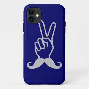 Coque iPhone 11 Coque iphone de couleur personnalisé de Moustache