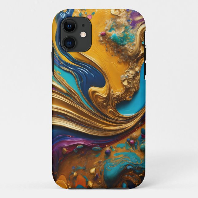 coque iPhone 11 - Couleurs vives pour Bold Style & (Dos)