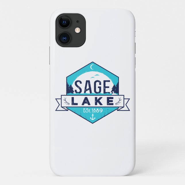 Coque iPhone 11 de Sage Lake (Dos)