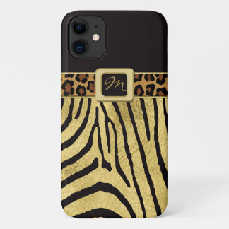 Coque iPhone 11| FAUX Gold Foil| Posters de animau