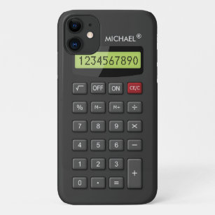 Coque iPhone 11 Funny Geeky Calculator Motif personnalisé