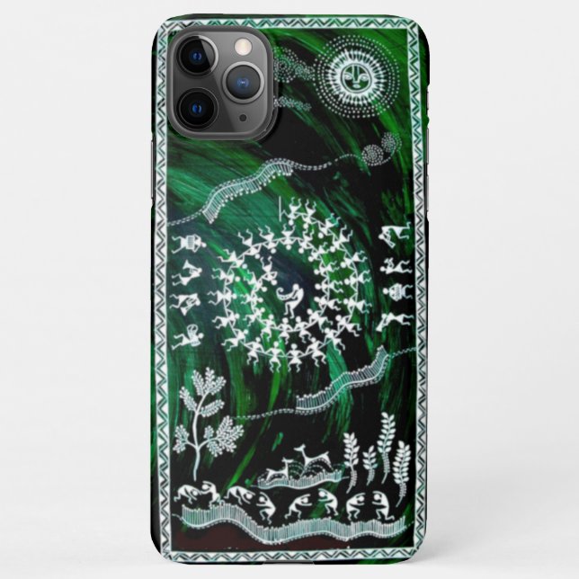Coque iPhone 11Pro Max coque Folk Art iPhone 11 Pro Max (Dos)