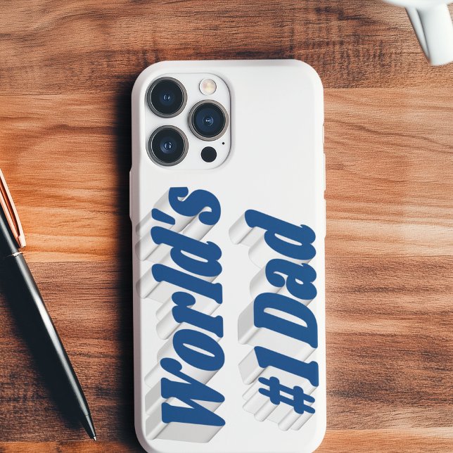 Coque iPhone 11Pro Max Coque iphone de texte bleu mer papa (Créateur téléchargé)