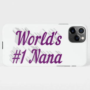 Coque iPhone 11Pro Max Coque iphone de texte mauve Nana