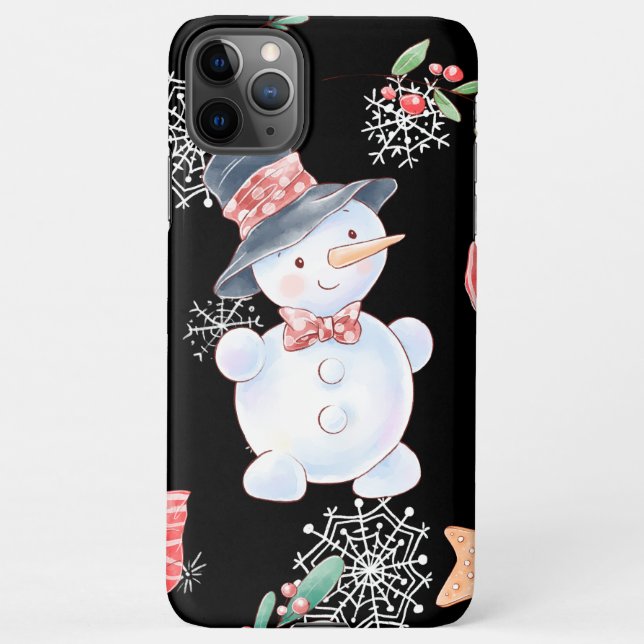 Coque iPhone 11Pro Max Sweet Lil Snowman OtterBox coque iphone (Dos)