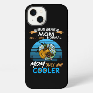Etui iPhone 13 12 mères Berger allemand comme une mère normale ma