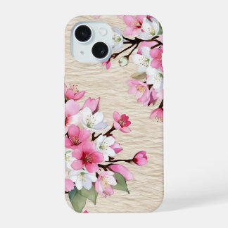 COQUE iPhone 15 桜彩る和紙の調べ ― 和モダン花柄