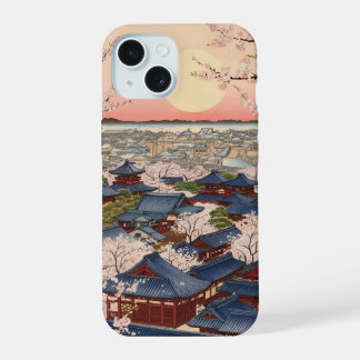 COQUE iPhone 15 桜舞う古都 ― 和風アート
