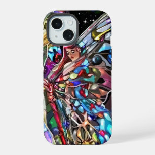 Coque iPhone 15 À travers les ailes d'un papillon