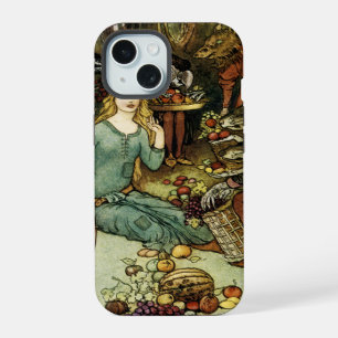 Coque iPhone 15 Acheter chez nous avec une boucle dorée