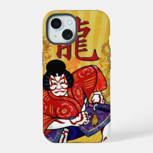 Coque iPhone 15 Acteur japonais Kabuki Art folklorique
