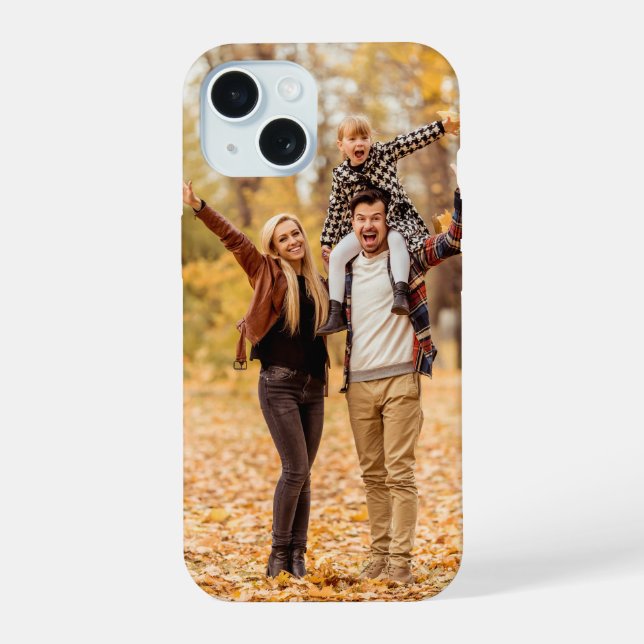 Coque iPhone 15 Add your Custom Photo (Verso)