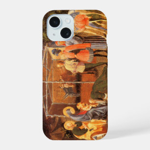 COQUE iPhone 15 ADORATION DU PARCHEMENT DE LA NATIVITÉ MAGI