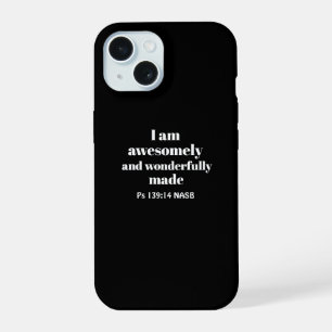 Coque iPhone 15 Affirmation biblique positive simple Christian Bla