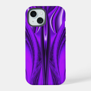 Coque iPhone 15 Ailes d'ange Rêves d'arc-en-ciel Fleur violette