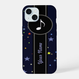 Coque iPhone 15 ajouter un nom / note de musique