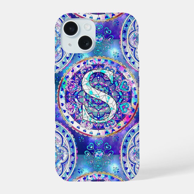 Coque iPhone 15 Alphabet S (Verso)