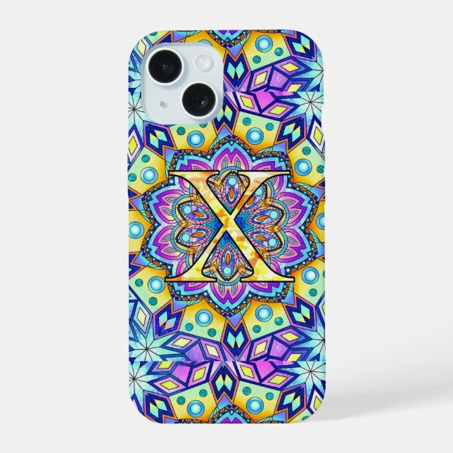 Coque iPhone 15 Alphabet X (Verso)