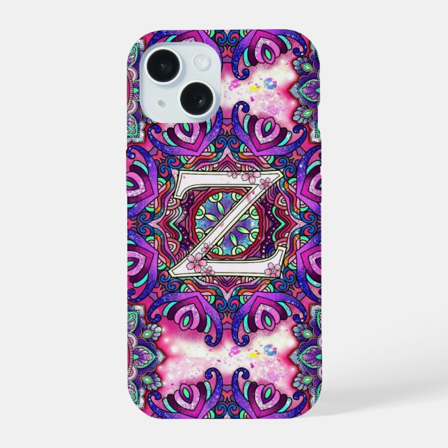 Coque iPhone 15 Alphabet Z (Verso)