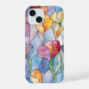 Coque iPhone 15 Amateurs D'Art Coloré En Verre