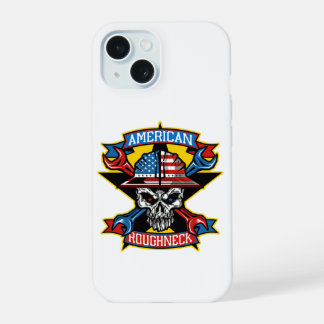 Coque iPhone 15 AMERICAN ROUGHNECK par earl ferguson