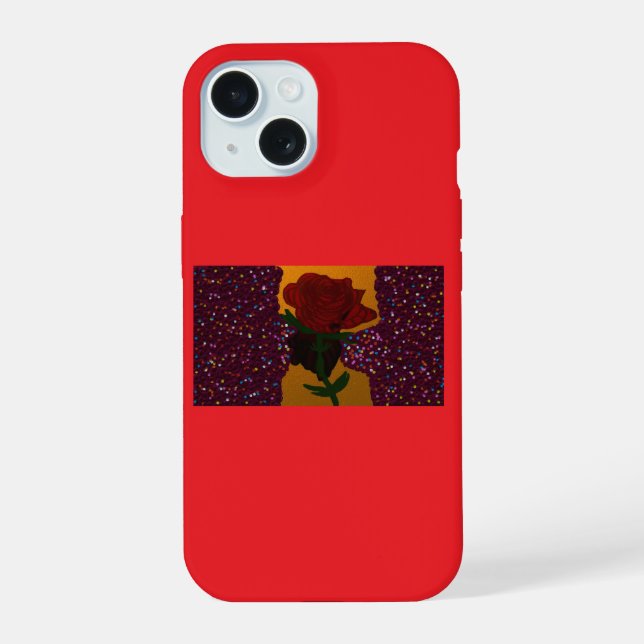 Coque iPhone 15 Amour à jamais dans le jardin (Verso)