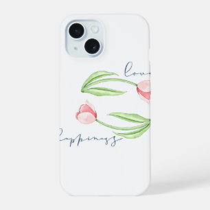 Coque iPhone 15 Amour et bonheur