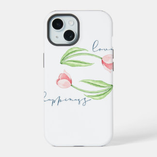 Coque iPhone 15 Amour et bonheur
