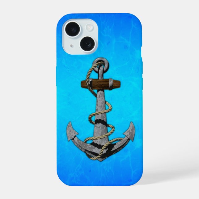 Coque iPhone 15 Ancre de navire (Verso)