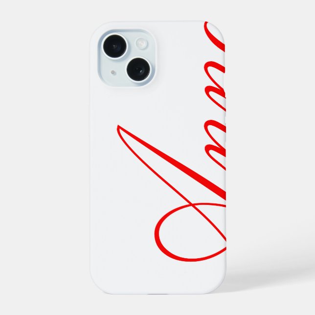 Coque iPhone 15 Anna - beau Étui pour iPhone (Verso)