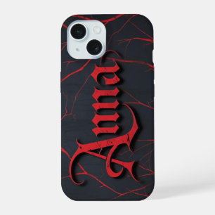 Coque iPhone 15 Anna en gothique