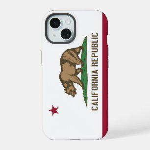 Coque iPhone 15 Apple iPhone 15 Coque-Mate avec drapeau de la Cali