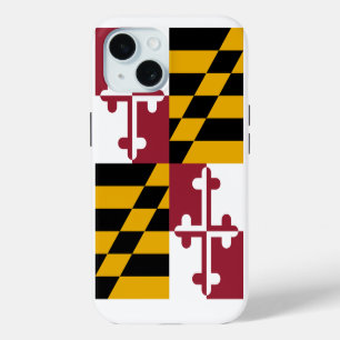 Coque iPhone 15 Apple iPhone 15 Coque-Mate avec drapeau Maryland