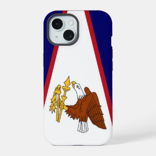 Coque iPhone 15 Apple iPhone 15 Coque-Mate avec drapeau Samoa amér