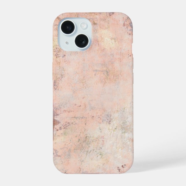 Coque iPhone 15 Aquarelle Rustique esthétique (Verso)