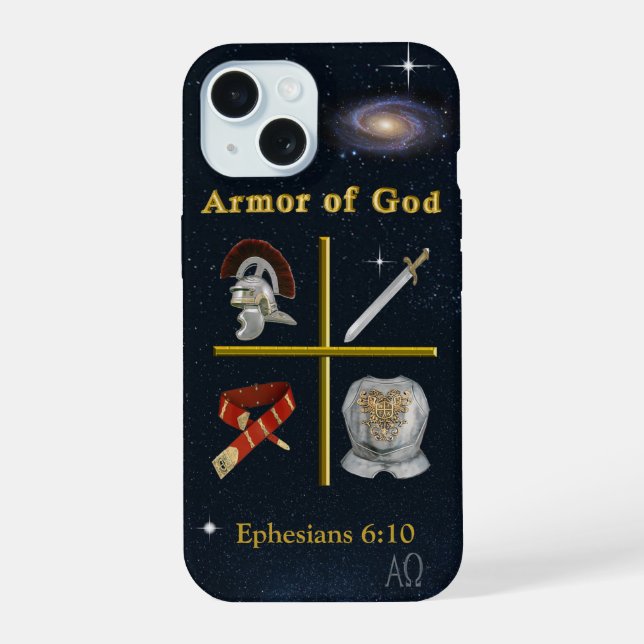 Coque iPhone 15 Armée de Dieu (Verso)
