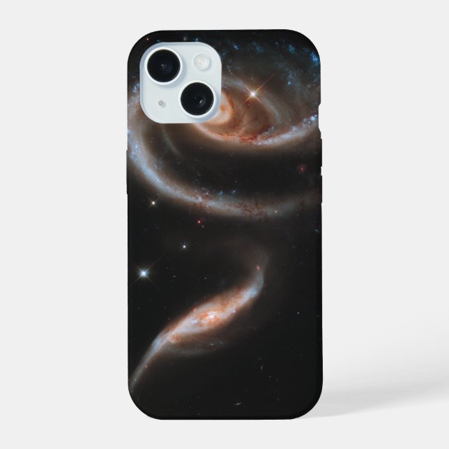 Coque iPhone 15 Arp 273 Galaxies Interagissant En Andromède. (Verso)