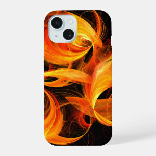 Coque iPhone 15 Art Abstrait Fireball